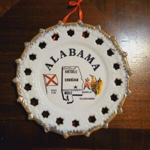 Alabama Souvenir Decorative Plate